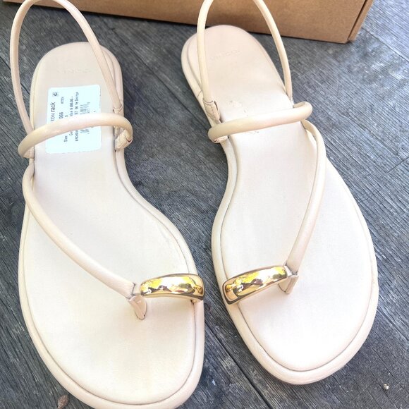 Vince Sandals - Leather - Lucila Birchsand - Like New - Size 9.5 - Picture 5 of 12